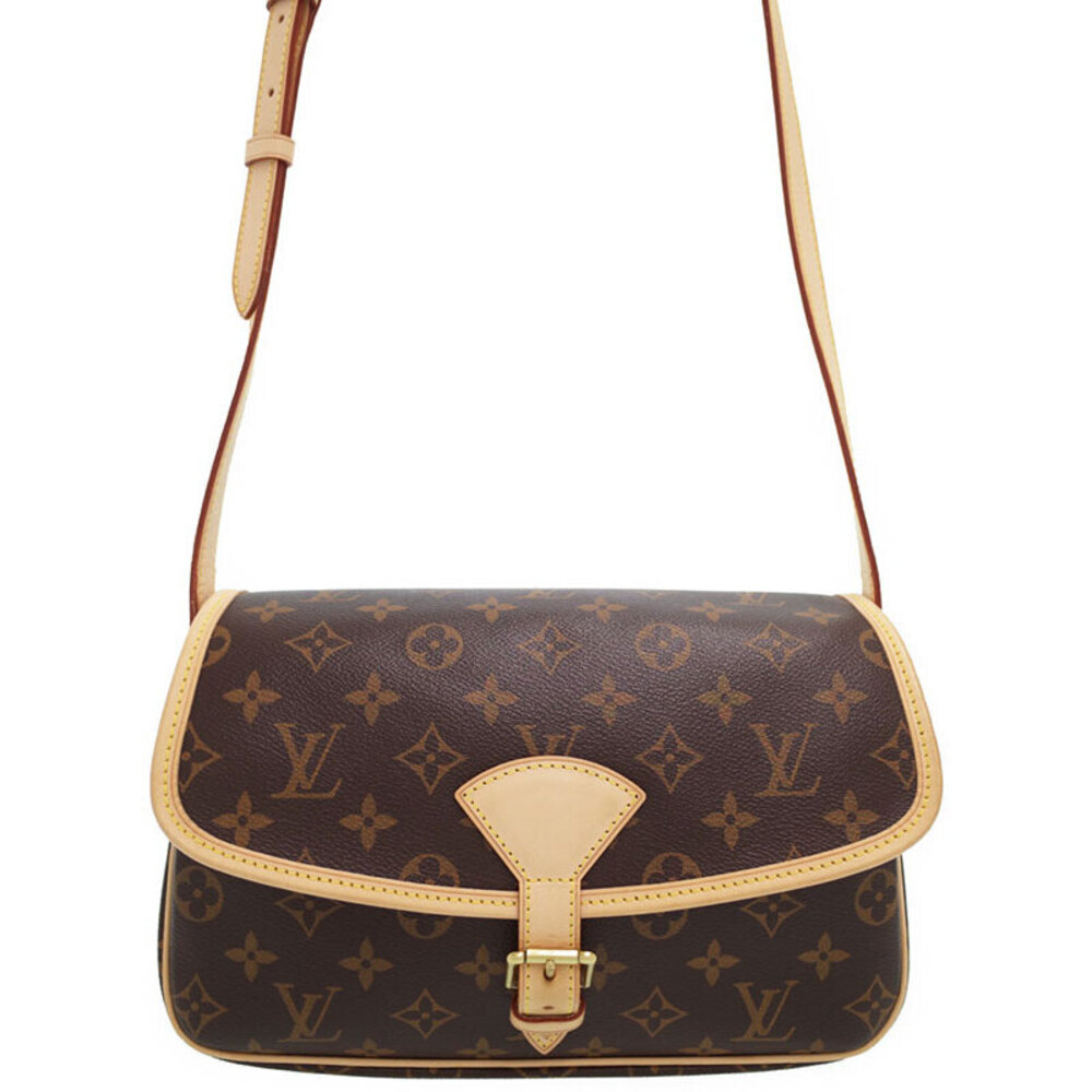 Louis Vuitton Monogram Shoulder Sologne Bag Leather Brown - Picture 2 of 5